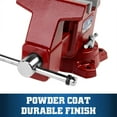 thumbnail image 4 of Wilton Tools 28819 Heavy Duty Cast Iron 4.5 Inch Bench Vise, Red, 4 of 8