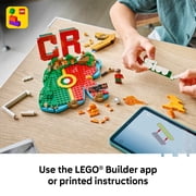 LEGO Editions Cristiano Ronaldo – Soccer Highlights - Building Set for Boys & Girls, Ages 10+ Fathers Day Gift - Kids Bedroom or Shelf Decor W/ Plaque - 43012