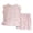 A-Pink, variant on NIEWTR Toddler Pajamas Set 2 Pieces Short Sleeve Shirt & Elastic Waist Shorts Soft Loungewear for Boy Girl 2T 3T 4T 5T Casual(A-Yellow,3-4 Years)