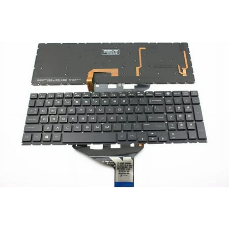 New US Black English Backlit Backlight Laptop Keyboard (Without palmrest) for HP Omen 15-DH TPN-C143 15-DH1065CL 15-DH1070WM 15-DH1019NR 15-DH1054NR 15-DH1060NR 15-DH1087NR