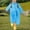Blue, variant on Kilaqueen Raincoats for Kids, Reusable Rain Ponchos with Hood Waterproof Rain Coats for Boys and Girls Outdoor Rain Gear