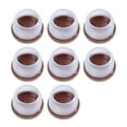 thumbnail image 1 of 8 Uds. Protectores de suelo para patas de silla con gorros de fieltro para patas de silla, cubierta Tomshoo L ronda, 1 of 7