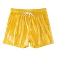 thumbnail image 4 of ZVNAΖH Silk Pajama Shorts for Men - Sleep Shorts, Pj Bottoms, Lounge Shorts, Boxer Shorts, 4 of 6