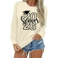thumbnail image 3 of Senior 2026 Sweatshirts for Women Long Sleeve Crewneck Drop Shoulder Tops Trendy Loose Fit Casual Pullover Shirts, 3 of 7