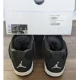 thumbnail image 3 of Ni - ke Men's US Size 13 - Jordan 4 Retro 'White Thunder' FQ8138-001, New w/ Damaged Box, 3 of 5