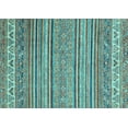 thumbnail image 1 of Ahgly Company Indoor Rectangle Abstract Light Blue Modern Area Rugs, 6' x 9', 1 of 4