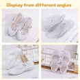 thumbnail image 4 of Jurebecia Princess Shoes for Girls Sparkly Blue Glitter Dress up Jelly Shoes Toddler & Little Kid Non-Slip Soft Sole Sizes 6 Toddler, 4 of 15