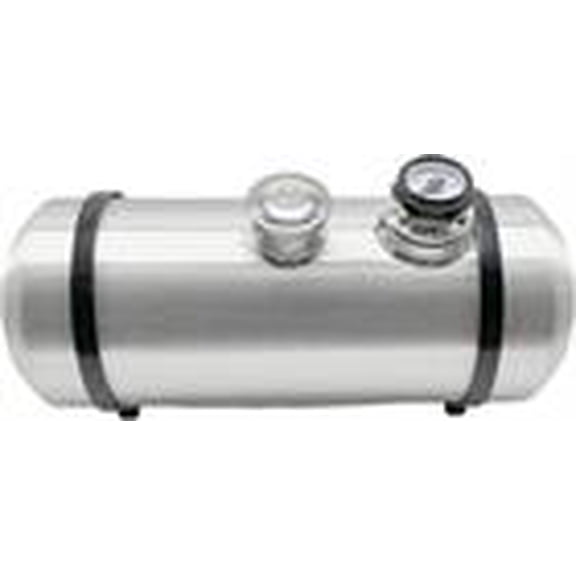 8x20 4 Gallons 3/8 NPT Spun Aluminum Center Fill Gas Tank Fuel Tank Cell w/Gauge