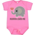 thumbnail image 3 of Inktastic Mommy Loves Me Elephant Boys or Girls Baby Bodysuit, 3 of 5