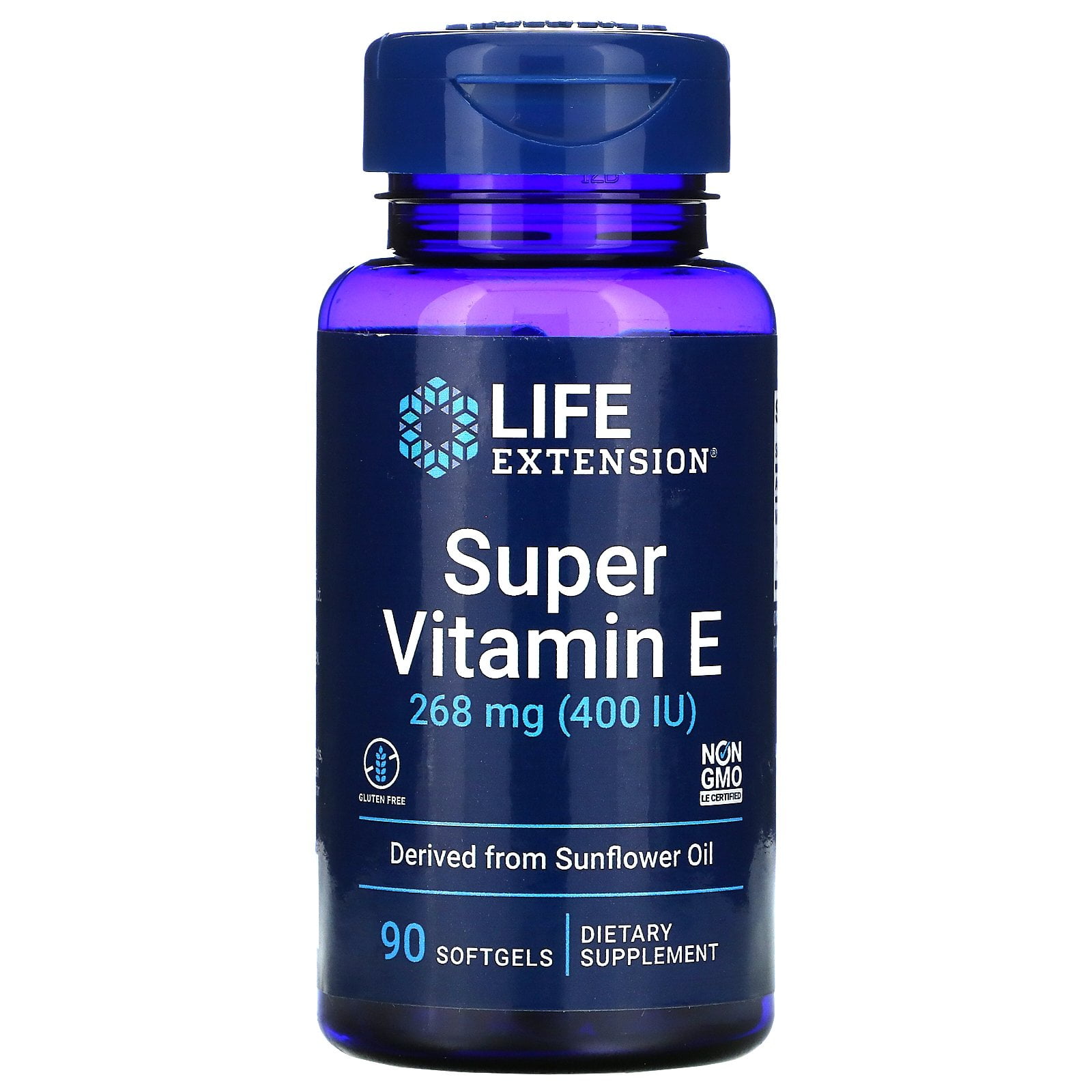 Life Extension Super Vitamin E 268 Mg 400 Iu 90 Softgels Walmart Com Walmart Com