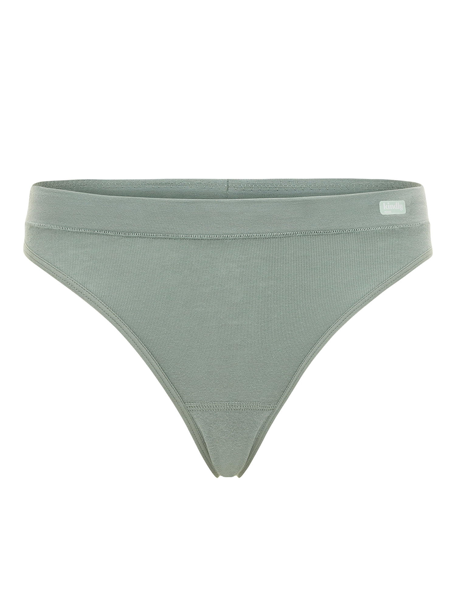 Kindly Yours Women’s Natural Comfort Cotton Modal Thong Underwear, 3-Pack, Sizes XS-XXXL