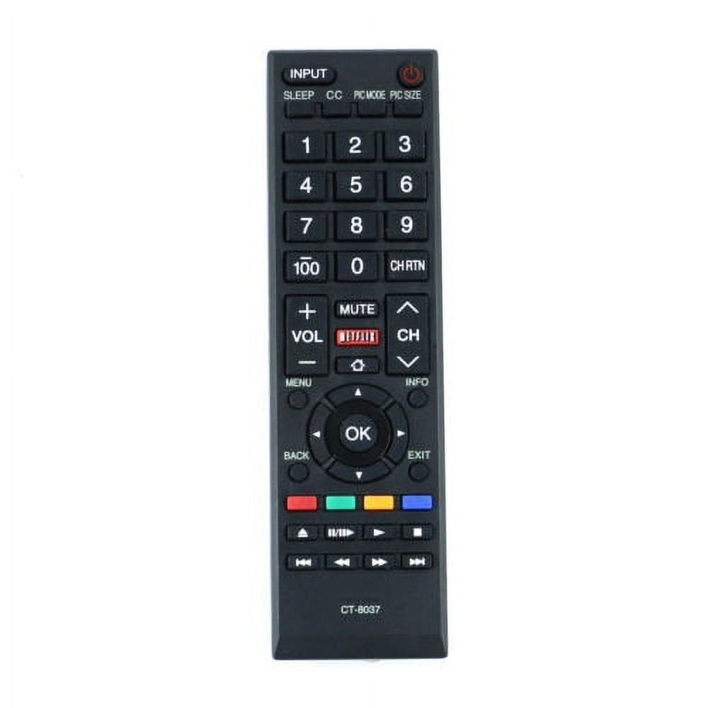 CT-90325 Remote for Toshiba TV: 50L2200U, 37E20, 22AV600, 32C120U