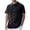 Black, variant on Mens Knit Button Up Short Sleeve Shirts Breathable Wrinkle Resistant Lapel Collar Untucked Casual Vacation Beach Summer Tops with Pocket Green M