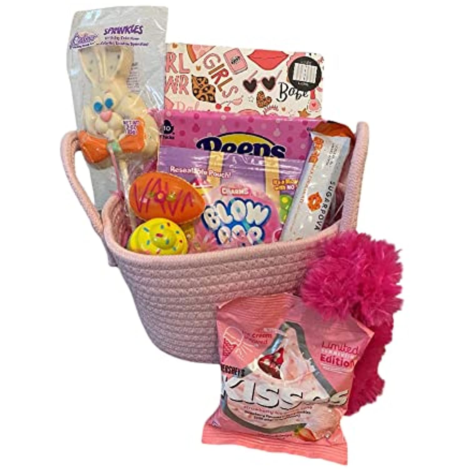 Premade Easter Basket Gift Set Filled Adorable Girl Power Journal