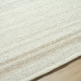 thumbnail image 6 of Mark&Day Wool Rugs, 6x9 Janmichael Solid and Border Ivory Area Rug, Beige Tan Carpet for Living Room, Bedroom or Kitchen (6' x 9'), 6 of 7