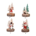 thumbnail image 2 of Naiovety Adorno de Navidad diseño de escena DIY decoración de vacaciones decoración de escritorio de madera Prop Kits de decoración para fiestas Alce, 2 of 6