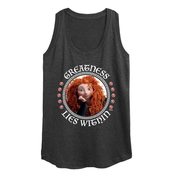 Disney Brave - Merida Greatness Lies Within - Women's Racerback Tank Top
