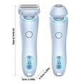 thumbnail image 4 of Ashosteey Electric Shaver Razors,Electric Razors Shaver for Women,2-IN-1 Womens Electric Razor for Leg Arm Face Pubic Area, Cordless Bikini Trimmer Hair Removal for Women with Painless, 4 of 7