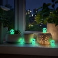 thumbnail image 4 of Aoznliie Mini Glow in Dark Ghost Figurines, 10 Pack Resin Halloween Ornaments, 1 inch Glowing Decor for Micro Landscape, Multicolor, 4 of 7