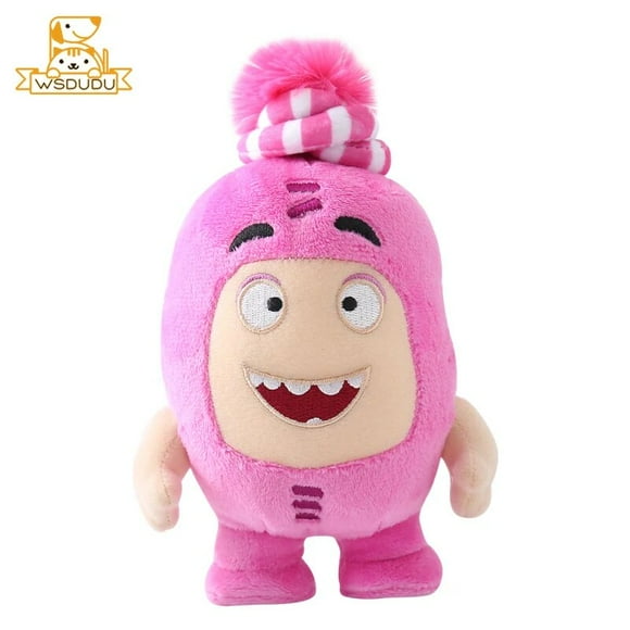 Kawaii Oddbods Fuse Bubbles Newt Pogo Slick Jeff Zee Plush Stuffed Toys Cute Cartoon Anime Mini Dolls Soft Pillow Kid Child Gift Pink