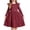 Wine Red, variant on Arshiner Toddler Girl Dress Baby Girls Knitted Ruffle Sleeve Pocket Dresses A-Line Flared Fall Winter Clothes Beige for 4-5T