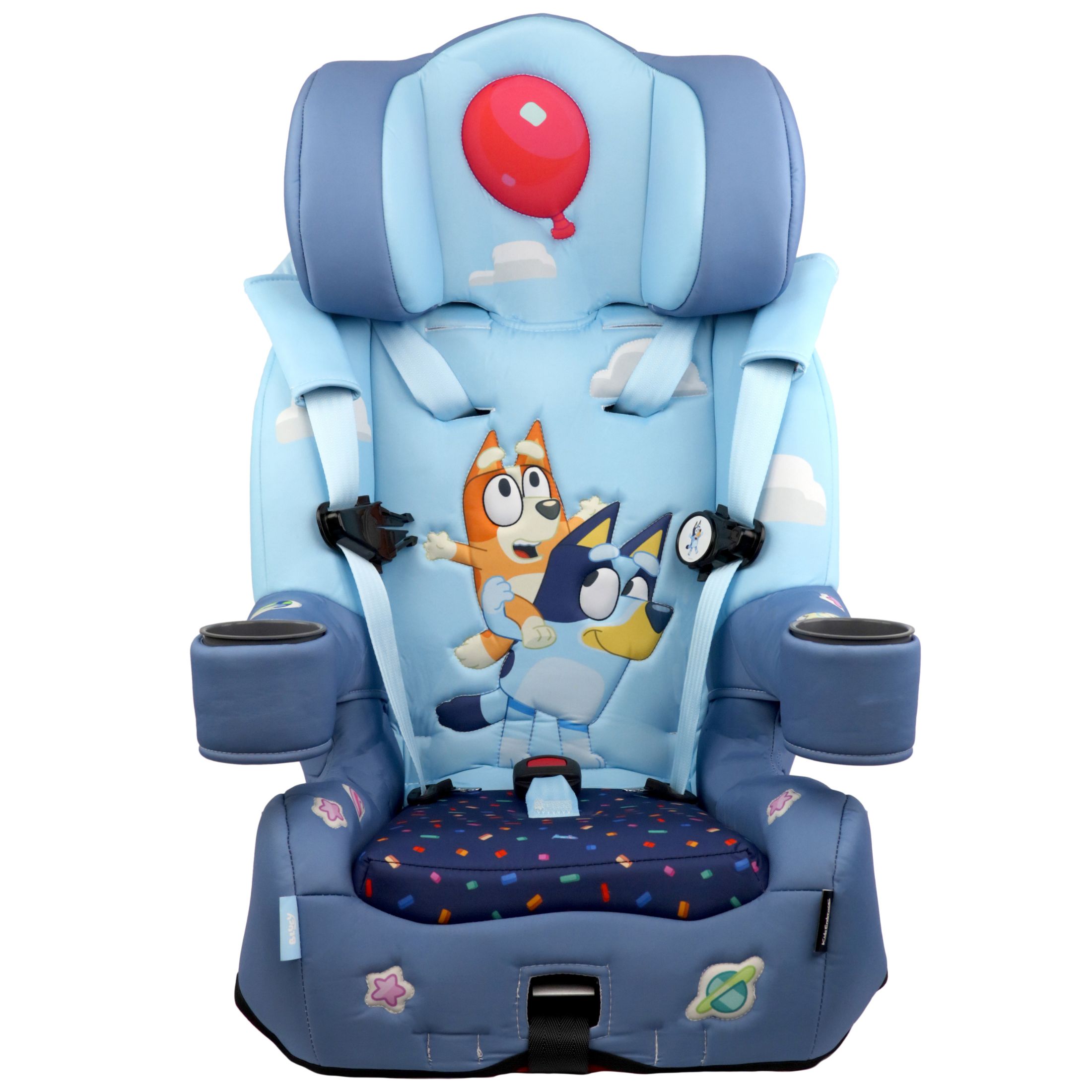 KidsEmbrace Bluey 2-in-1 Combination Harness to Booster Car Seat, Forward-Facing Harness, Booster, Multi-Position Headrest, Toddler