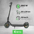 thumbnail image 2 of Scooter electrico E-lena R10 30km/h 7.8Ah Display Freno dual Resistencia al agua Soporta 100 kg, 2 of 7