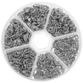 thumbnail image 1 of 1 Box of Metal Jump Rings Earring Connecting Circle Jewelry Making Accessories, 1 of 6