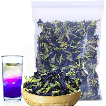 100GRAM ORGANIC USDA BUTTERFLY PEA TEA MADE IN THAILAND 100GRAM MAKES UP TO 500 CUPS OF TEA Natural Dried Butterfly Pea Flower Herbs