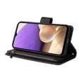 thumbnail image 6 of Allytech Wallet Case for Samsung Galaxy A32 5G 6.5-inch Phone (Not fit A32 4G) - Folio Flip Cover Kickstand Multiple Cards Holders Cash Pocket Zipper Wallet Case with Hand Wrist Shoulder Strap - Black, 6 of 6