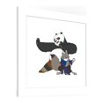 thumbnail image 3 of Gallery Pops Kung Fu Panda 4 - Po & Zhen Group Art Wall Art, White Framed Version, 12" x 12", 3 of 5
