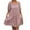 Pink, variant on Bigersell Womens Summer Dressesbodycon Dress Women Fashion Casual Summer Short Sleeve Printed Neck Pocket Dress Renaissance Dress Female Regular Bodycon Dresses, Style 30170, Pink XL