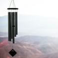 thumbnail image 6 of Woodstock Windchimes Chimes of Earth Black/Black, Wind Chimes For Outside, Wind Chimes For Garden, Patio, and Outdoor Décor, 37"L, 6 of 9