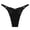 Black, variant on Women's European Traceless Foreign Trade Lace Thong Panties Red M