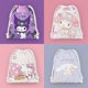 thumbnail image 1 of Sanrio-mochila con cordón de dibujos animados Kawaii, Melody Kuromi Cinnamoroll, deportes, gimnasio, Sackpack, viaje, entrenamiento, bolsa de cuerdas, regalos, 1 of 5