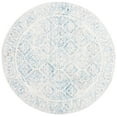 thumbnail image 3 of Safavieh Tulum Ophelia Oriental Area Rug, Ivory/Turquoise, 6'7" x 6'7" Round, 3 of 11