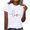 White, variant on Fesfesfes Womens Athletic Tops Women T-Shirt Fashion Short Sleeve Round Neck Valentine's Day Printing Casual Blouse T-Shirt Tops Shirt Spring Tops 8(L)