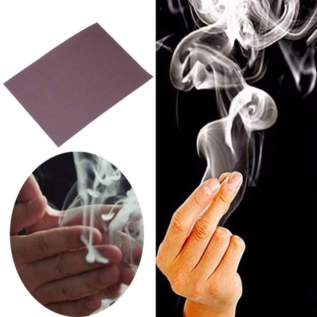 Tarjeta Divertida Tarjeta Mágica Truco Mágico Para Hacer Humo Con Los Dedos Accesorios De Rendimiento