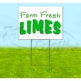 thumbnail image 1 of Farm Fresh Limes (18" x 24") Yard Sign, Includes Metal Step Stake, 1 of 6