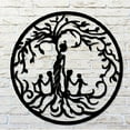 thumbnail image 3 of Sdcart Metal Tree of Life Decor, Metal Wall Decor, Tree Art Wall Decor, Metal Wall Art, Tree of Life Decor, Living Room Bedroom Indoor Outdoor Metal Wall Art Hangings (04), 3 of 5