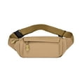 thumbnail image 2 of Cloth Mobile Phone Belt Bag, Unisex Thickened Wear-Resistant Waist Pack, Khaki Green, 11.81x3.94x2.36in, Outdoor & Work, 2 of 6