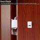 thumbnail image 3 of Pellizco de bisagra de puerta, 4 piezas, tope de seguridad para puerta de protección de pellizco para bebés y niños, el mejor de su clase, 3 of 8