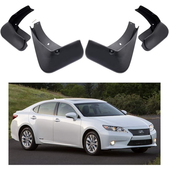 MOERTIFEI Garde-Boue de Voiture avec Rabats Anti-Éclaboussures Compatible avec Lexus ES 2013-2018 ES 350 / ES 300h