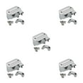 thumbnail image 2 of Decodeary Silver Brake Fluid Master Cylinder Cover Silver Cover Brake Pump Cover Brake 5Set, 2 of 6