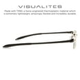 thumbnail image 3 of Visualites 1 Black 1.00 Power Lightweight Rimless Rectangle Reading Glasses For Men and Woman, 3 of 5