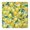 Yellow Lemon Fruit-1, variant on Yellow Lemon Fruit Leaves White Pattern Square Fitted Tablecloth with Elastic Edge,Square Table Cover,Washable Elastic Table Cover for Home Kitchen Party Decor 34"x34"