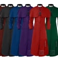 thumbnail image 2 of 2023 Clérigos Hombres Sotana Sacerdote Disfraz Obispo Iglesia Católica Romana Sotana Papa Pastor Padre Misa Misionero Túnicas Traje, 2 of 5