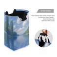 thumbnail image 3 of Yayeee Freestanding Laundry Hamper with Handle Collapsible Large Storage Basket for Clothes, Blue Sky and River, 3 of 7