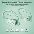 thumbnail image 4 of Auriculares inalámbricos occiam T17 Bluetooth 48H Play Back Green, 4 of 6