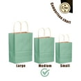 thumbnail image 5 of 32-Pack Medium Gift Bags with Handles - Bulk Assorted Colors, 16 Different Colors Versatile for Various Uses - 7.6"×4.75"×10.5", 5 of 6